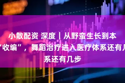 小散配资 深度｜从野蛮生长到本科“收编”，舞蹈治疗进入医疗体系还有几步